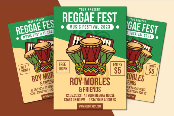 Reggae Fest Flyer Template