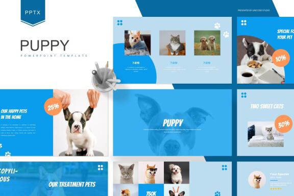 Puppy - Powerpoint Template