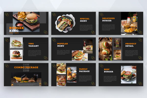 Burgerking - Keynote Template