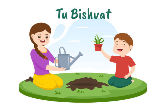 11 Happy Tu BiShvat Illustration