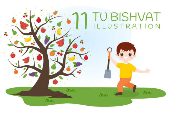 11 Happy Tu BiShvat Illustration