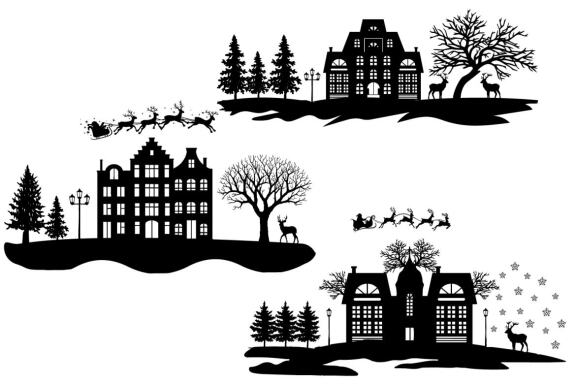 Christmas House Bundle svg