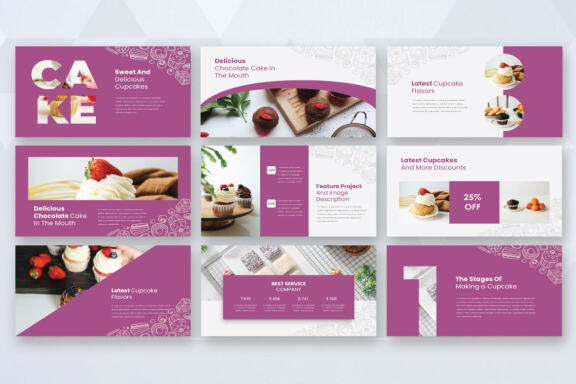Cupcake - Powerpoint Template