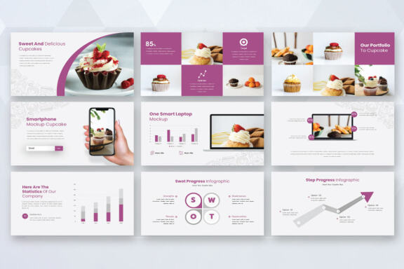 Cupcake - Powerpoint Template