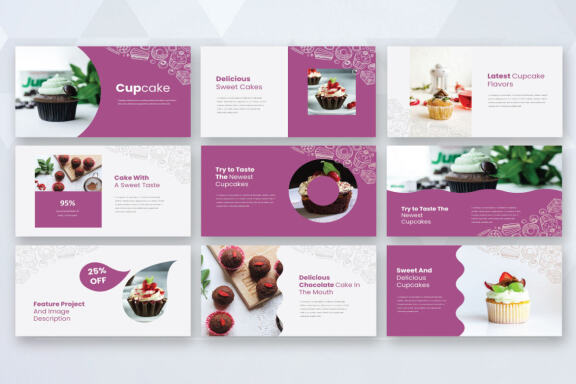 Cupcake - Powerpoint Template