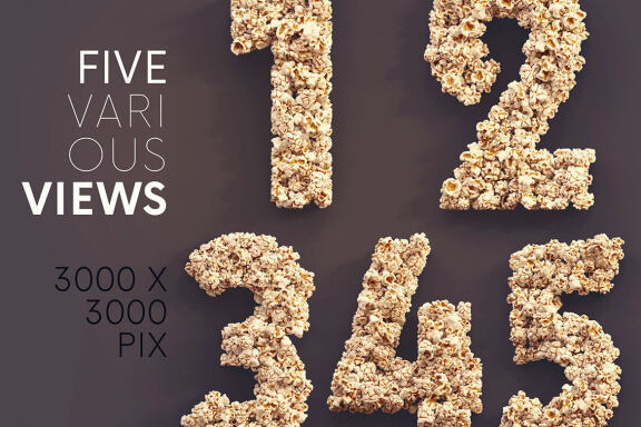 Popcorn - 3D Lettering