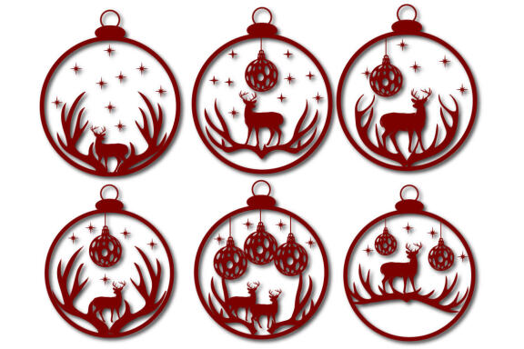 Christmas Door Deer Svg Bundle