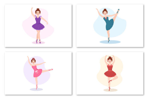15 Ballet or Ballerina Illustration