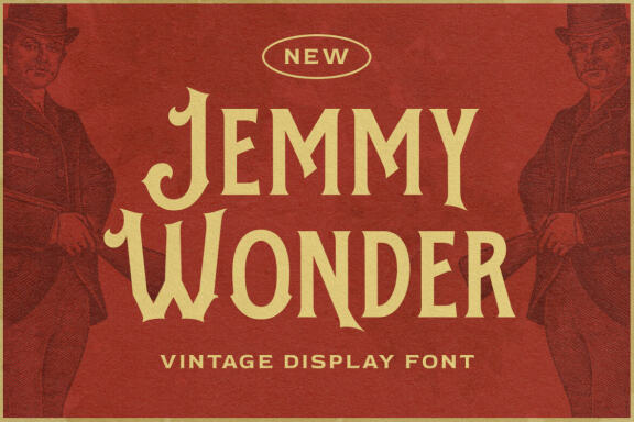 Jemmy Wonder - Vintage Display Font