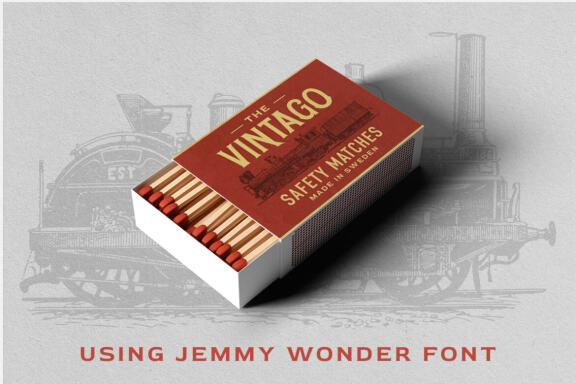 Jemmy Wonder - Vintage Display Font