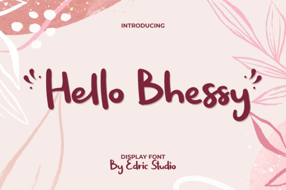 Hello Bhessy Font
