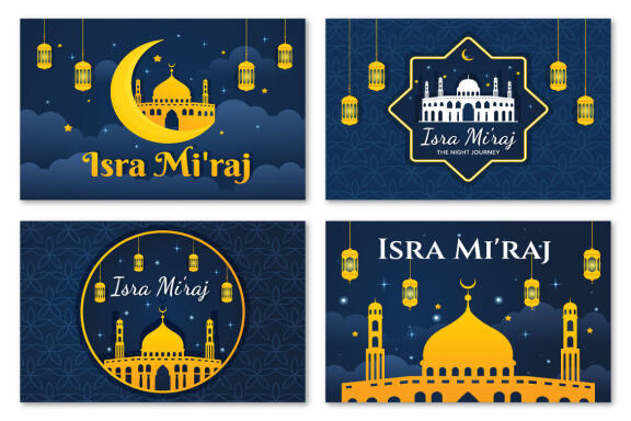 13 Happy Isra Miraj Illustration