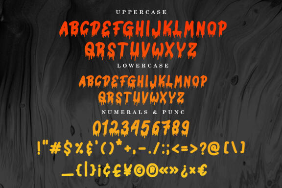 HORROR SPRAY | SCARY DISPLAY FONT