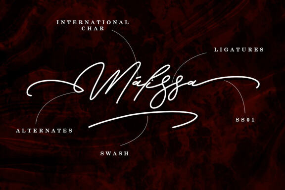 MOONALISSA | LUXURY SIGNATURE FONT