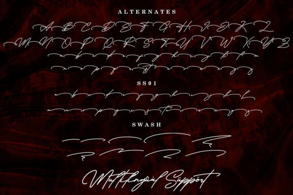 MOONALISSA | LUXURY SIGNATURE FONT
