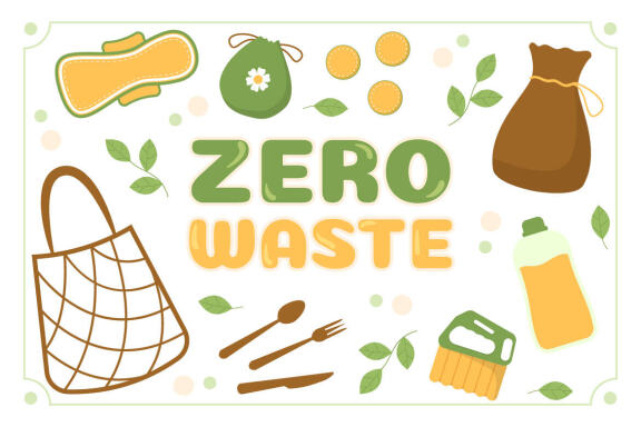 10 Zero Waste Illustration