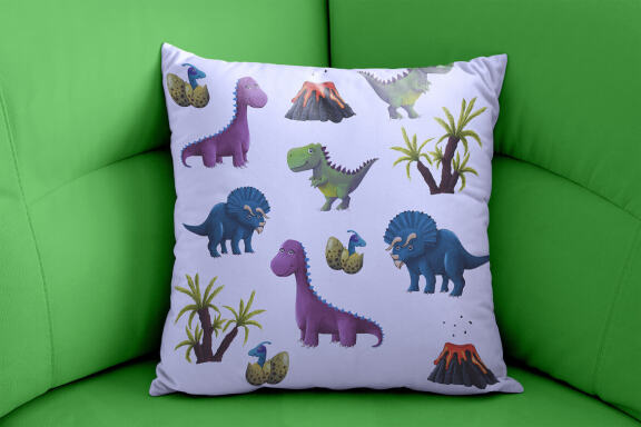 HandPainted Dinosaur Set