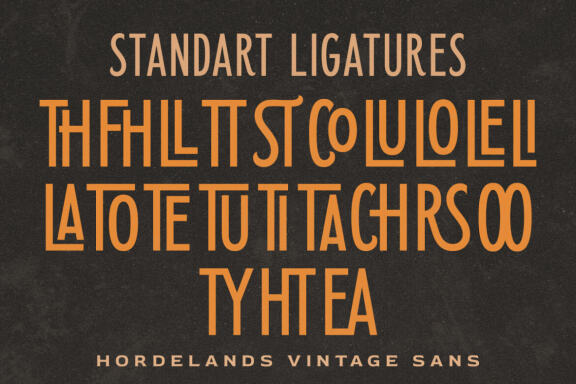 Horderlands - Condensed Vintage Sans