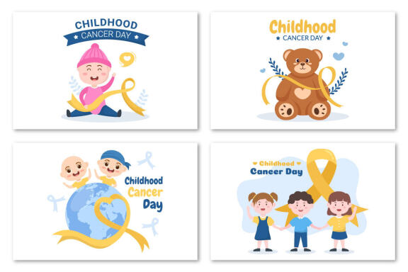 10 International Childhood Cancer Day Illustration