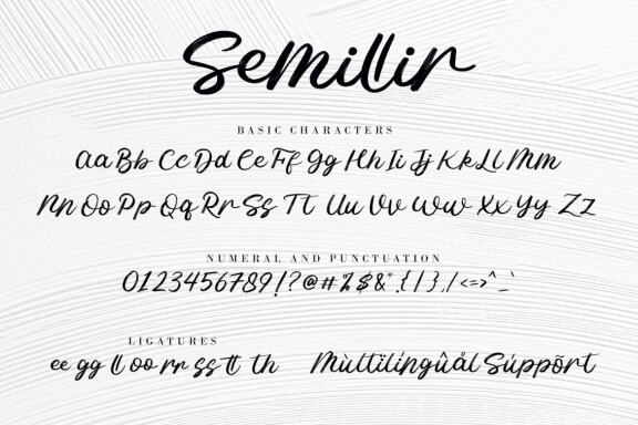 Semillir FREE Brush Script