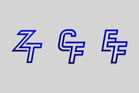 ZT CF EF - Free Logo Shapes