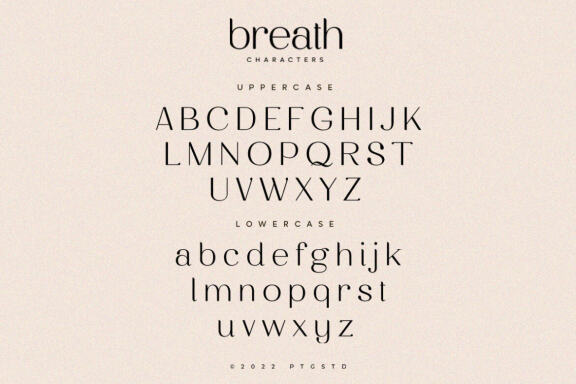 Breath | Modern Ligature Serif
