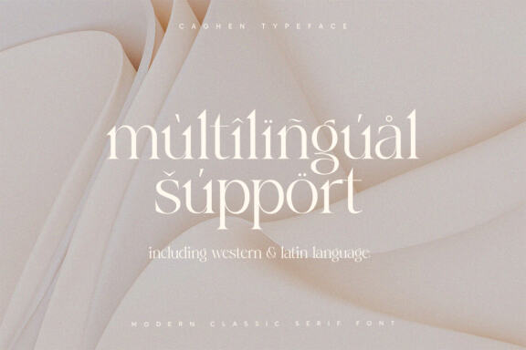 Caghen | Rich Ligature Serif