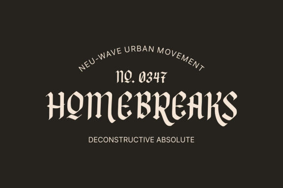 NCL FEGAKINES - Unique & Stylish Blackletter 