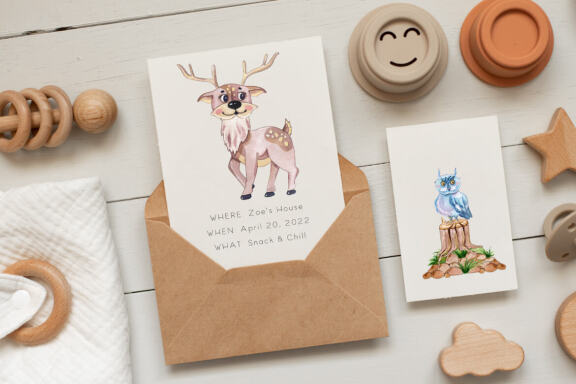 Woodland animals clipart. Forest cute baby animals clipart.
