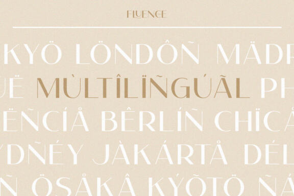 Fluence FREE Demo Font