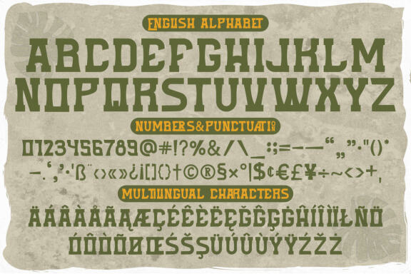Freaky tiki font and 8 designs