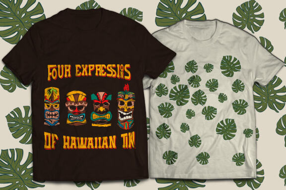 Freaky tiki font and 8 designs