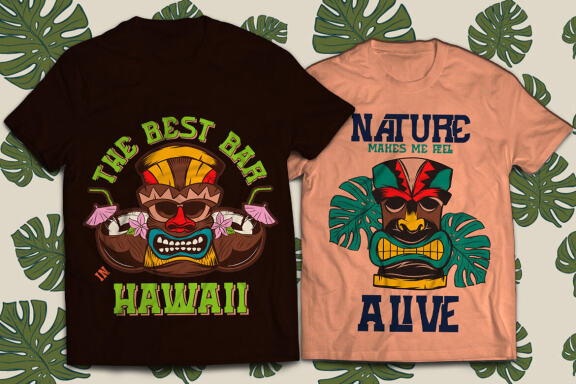 Freaky tiki font and 8 designs