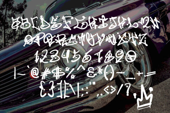Vabioxe - Monoline Graffiti Font