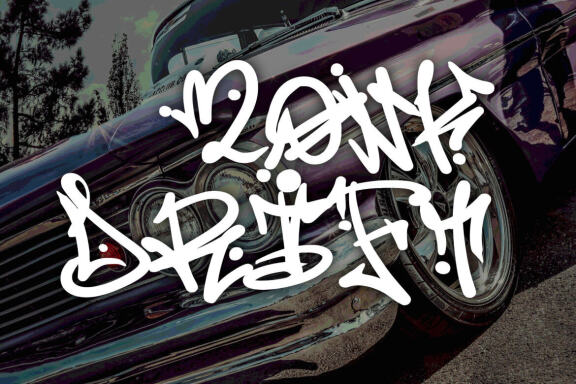 Vabioxe - Monoline Graffiti Font