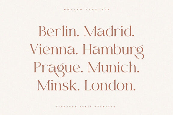 Moglan Serif FREE Demo Font