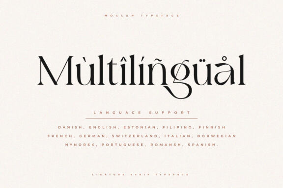 Moglan Serif FREE Demo Font
