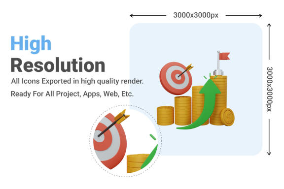 Currency 3D Illustrations Pack Vol.1