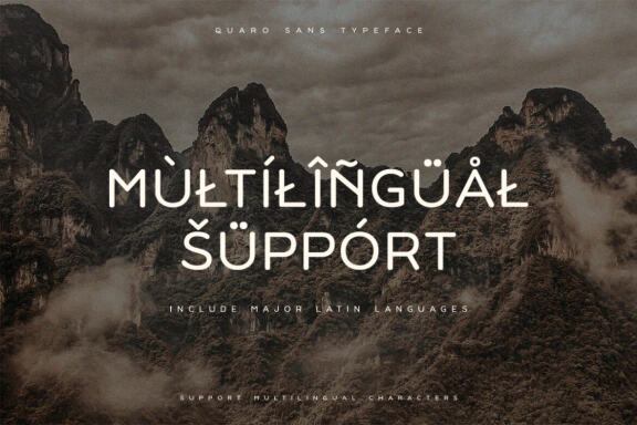 Quaro Sans FREE Demo Font