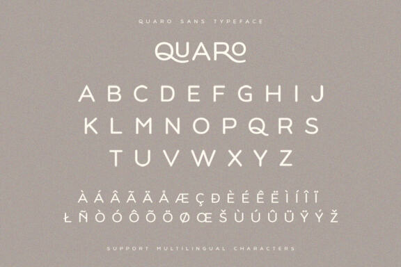 Quaro Sans FREE Demo Font