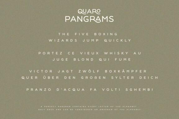 Quaro Sans FREE Demo Font