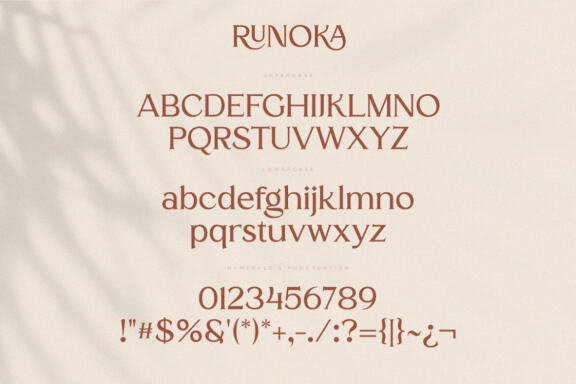 Runoka Serif FREE Demo Font