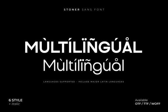 Stoner Sans FREE Demo Font