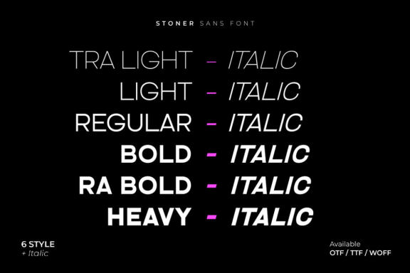 Stoner Sans FREE Demo Font