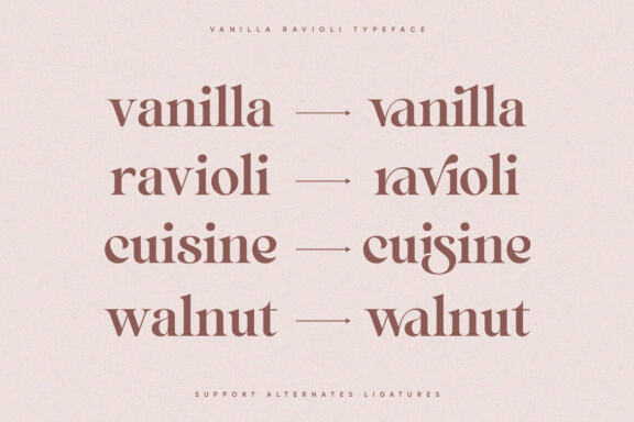 Vanilla Ravioli FREE Demo Font