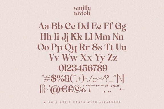Vanilla Ravioli FREE Demo Font