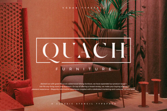 Vodan Stencil FREE Demo Font