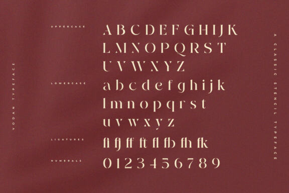 Vodan Stencil FREE Demo Font