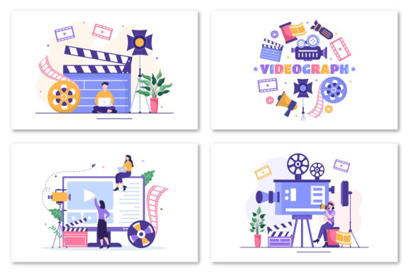 8 Videographer Services Illustration