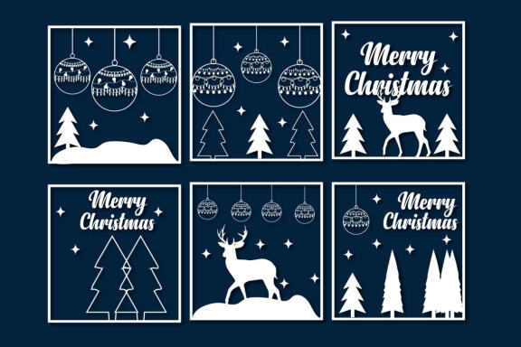 Layer Cut Christmas Décor Bundle